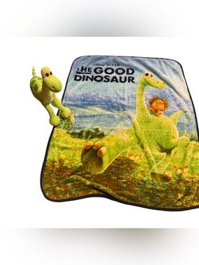 Disney Pixar The Good Dinosaur blanket & Arlo Disney store original plush set